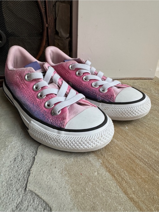 Converse Other - Converse All Star Girls Shoes - Pink and Purple - Elastic Laces - 11C